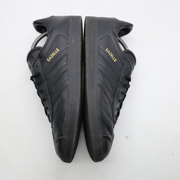 Adidas Gazelle Originals Men\'s 10.5 Triple Black Synthetic Leather Sneakers main image 5